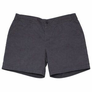 PRANA Olivia Gray Patch Pocket Outdoor Hiking Athletic (Inseam 6”) Shorts Sz 10